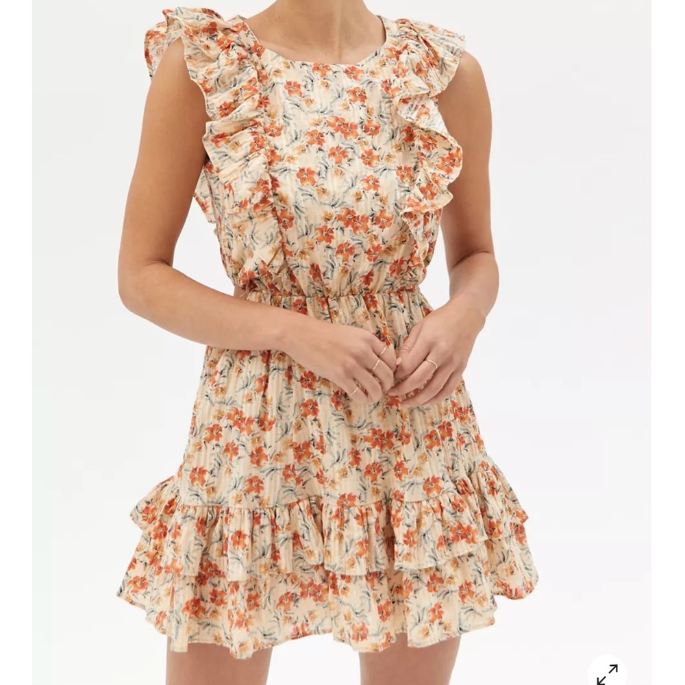 Women's MINKPINK Zahari Ruffle Mini Dress